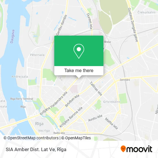 Карта SIA Amber Dist. Lat Ve
