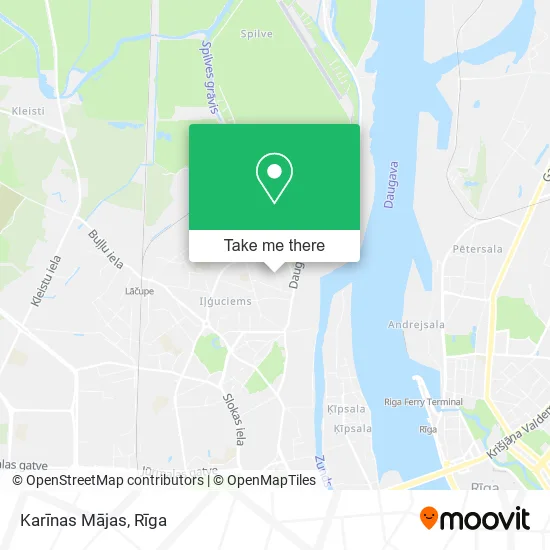Карта Karīnas Mājas