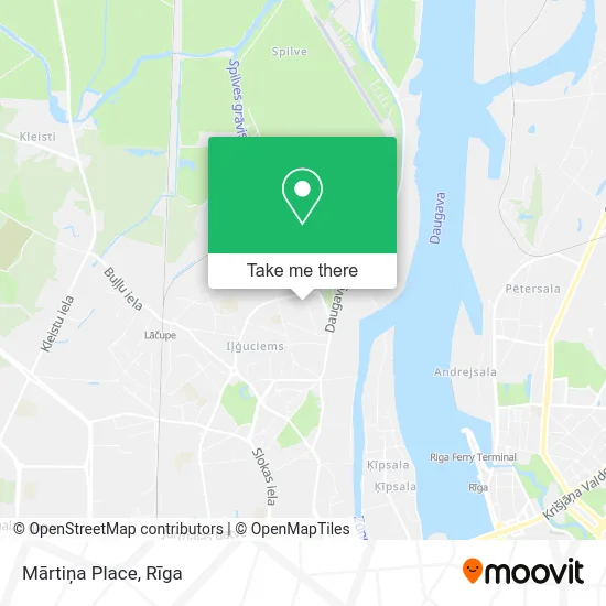 Карта Mārtiņa Place