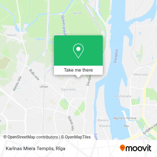 Karīnas Miera Templis map