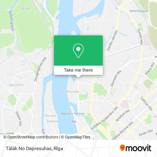 Карта Tālāk No Depresuhas