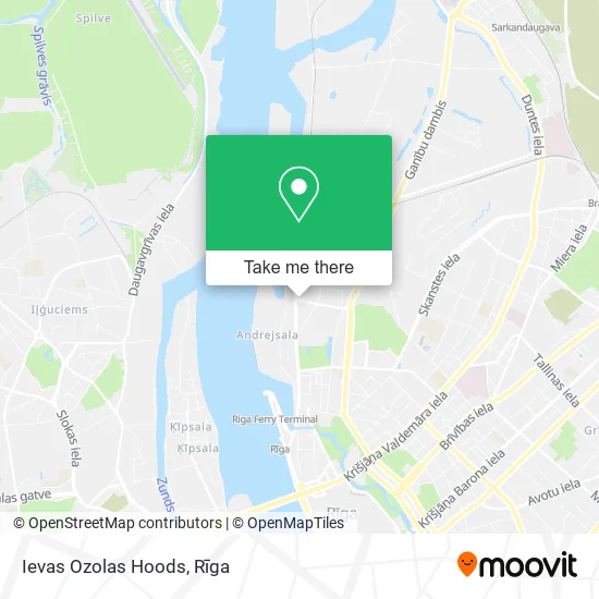 Карта Ievas Ozolas Hoods