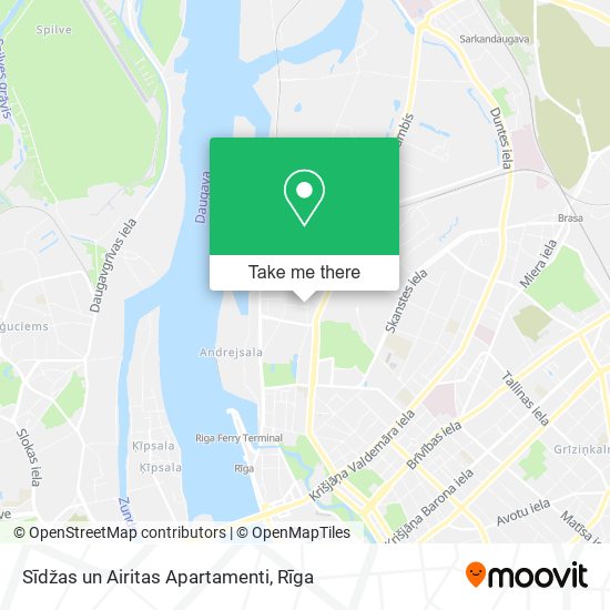 Sīdžas un Airitas Apartamenti map