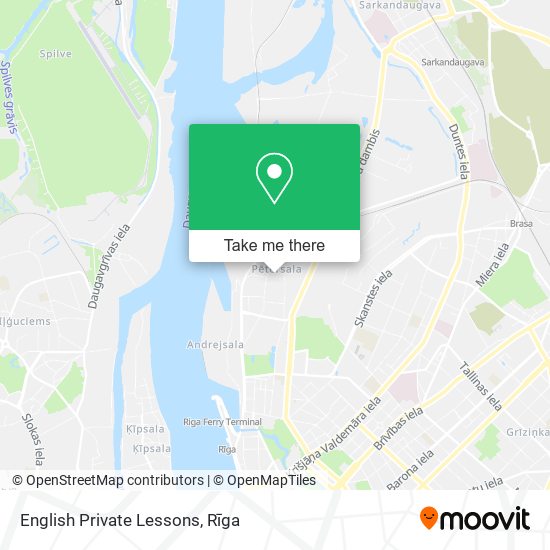 English Private Lessons map