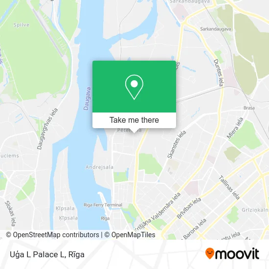 Карта Uģa L Palace L