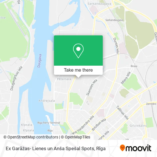 Карта Ex Garāžas- Lienes un Anša Spešal Spots