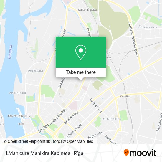 L'Manicure Manikīra Kabinets. map