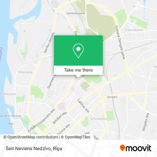 Карта Šeit Neviens Nedzīvo