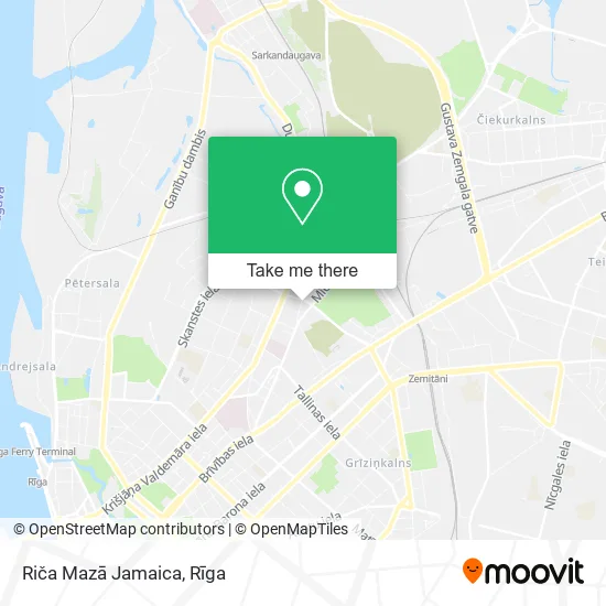 Riča Mazā Jamaica map