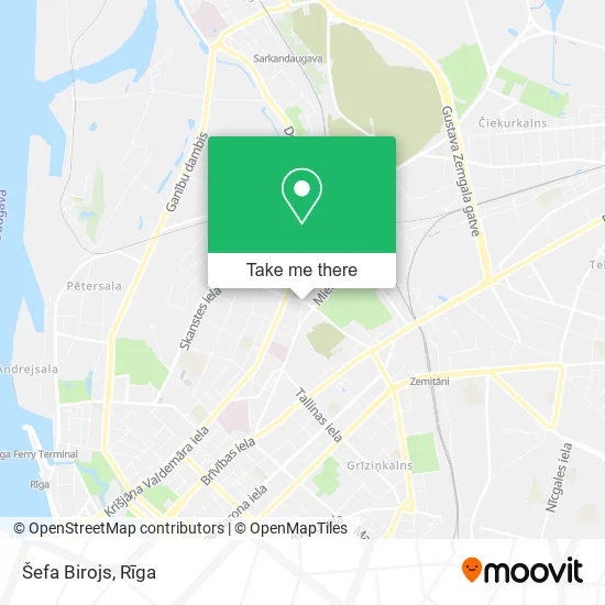 Карта Šefa Birojs