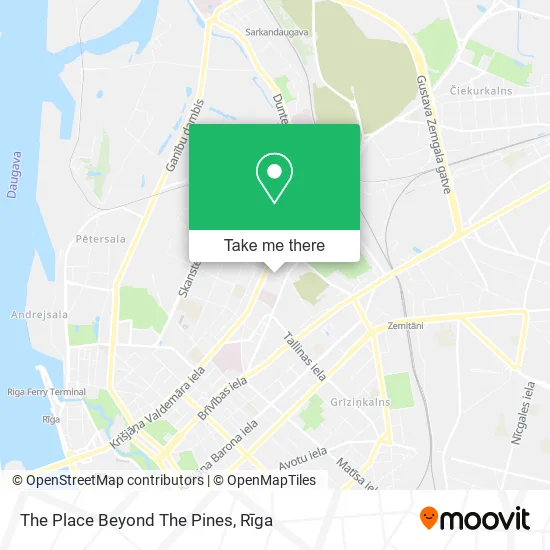 The Place Beyond The Pines map