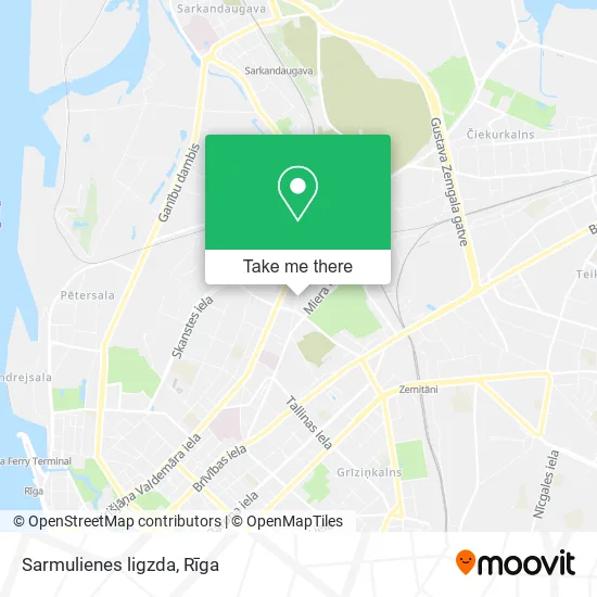 Карта Sarmulienes ligzda