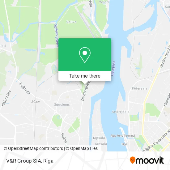 Карта V&R Group SIA