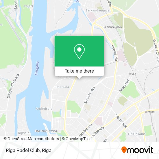 Riga Padel Club map