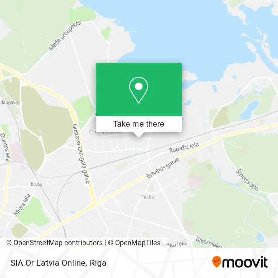 SIA Or Latvia Online map