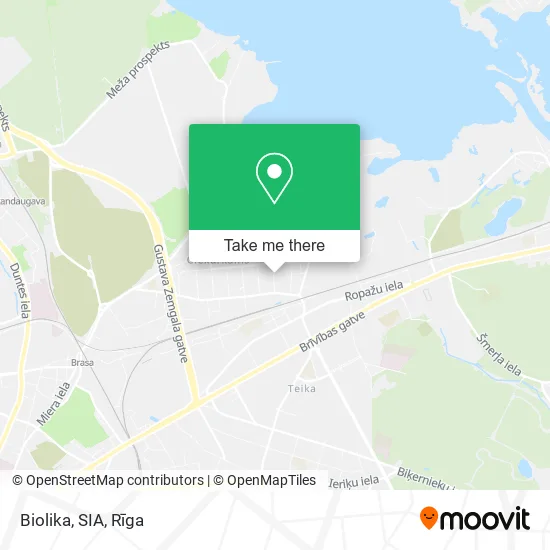 Biolika, SIA map