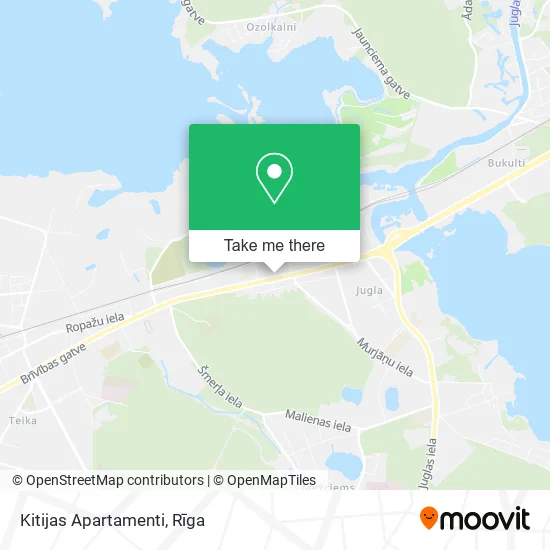 Карта Kitijas Apartamenti