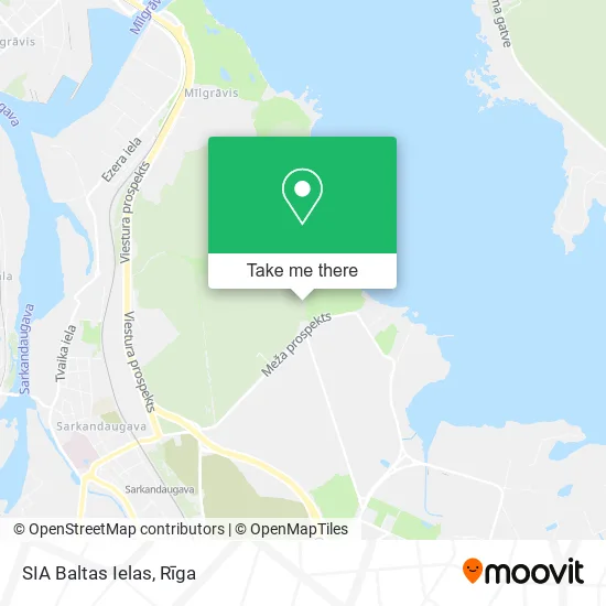 Карта SIA Baltas Ielas