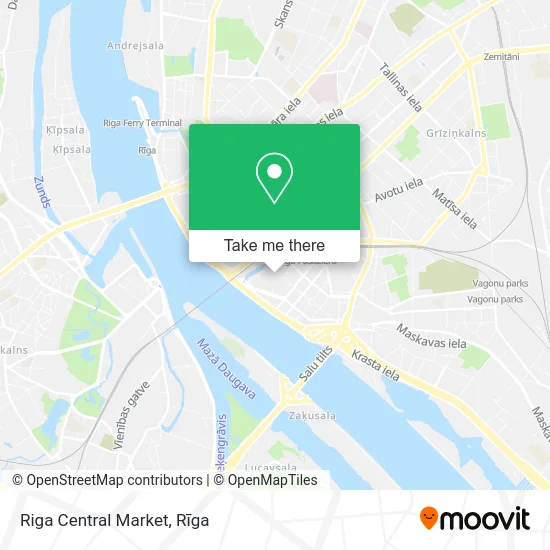 Карта Riga Central Market