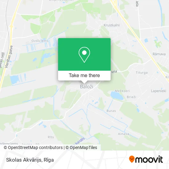 Карта Skolas Akvārijs