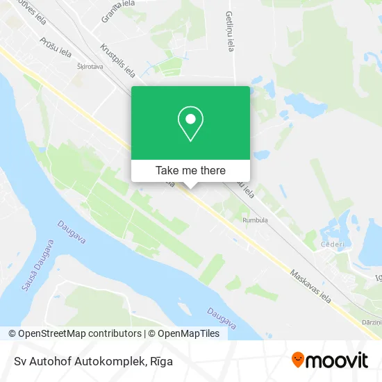 Карта Sv Autohof Autokomplek