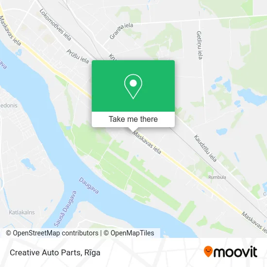 Карта Creative Auto Parts