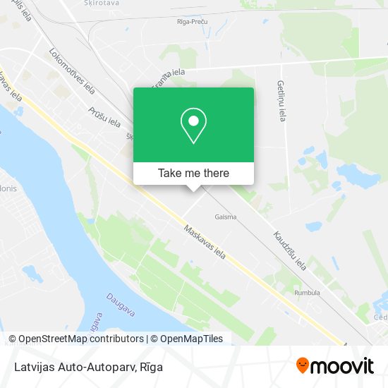 Latvijas Auto-Autoparv map