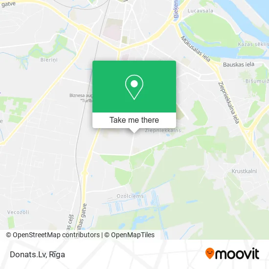 Карта Donats.Lv