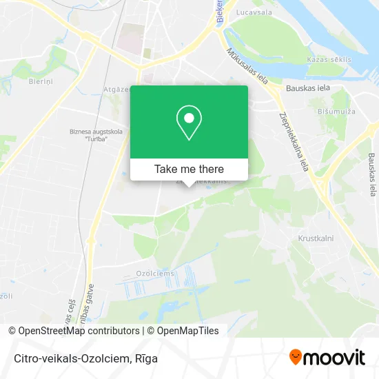 Карта Citro-veikals-Ozolciem
