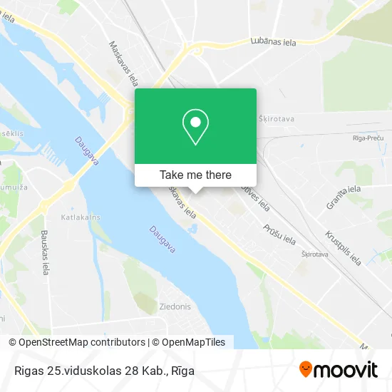 Rigas 25.viduskolas 28 Kab. map