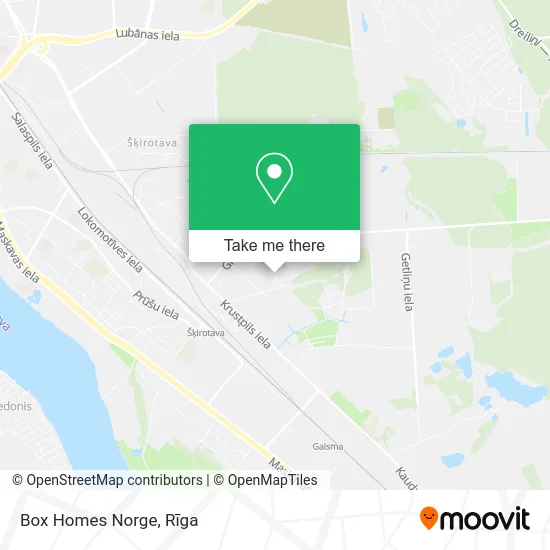 Карта Box Homes Norge