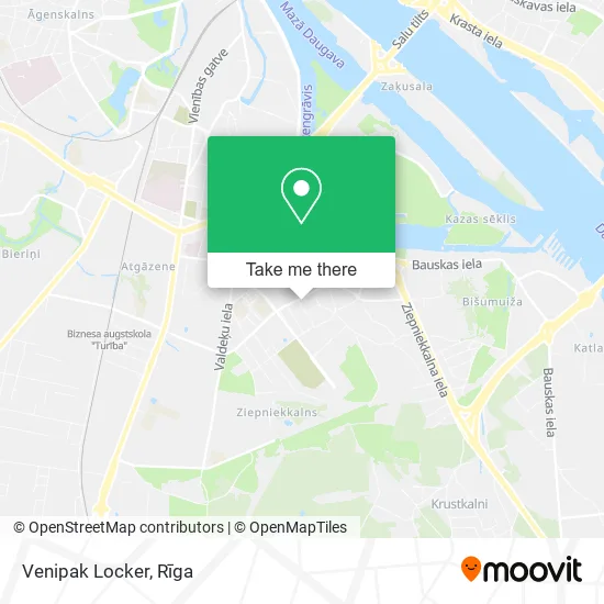 Карта Venipak Locker