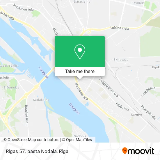 Rigas 57. pasta Nodala map