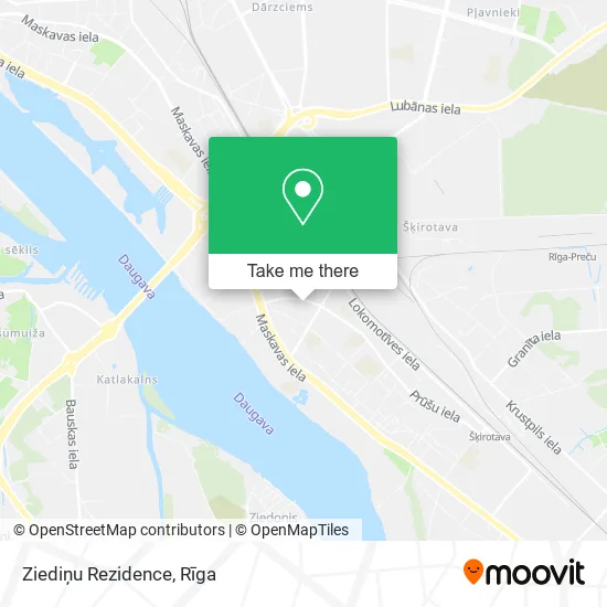 Карта Ziediņu Rezidence