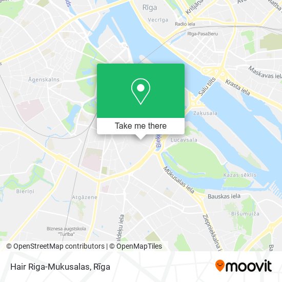 Карта Hair Riga-Mukusalas