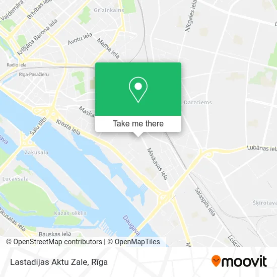 Карта Lastadijas Aktu Zale