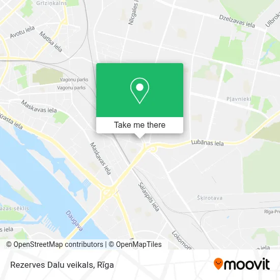 Rezerves Dalu veikals map
