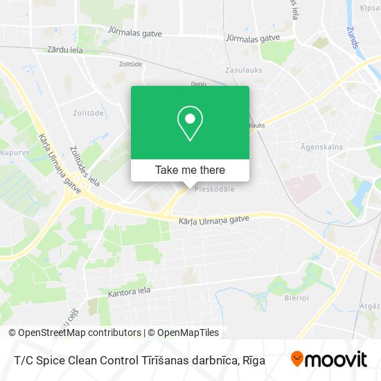 T / C Spice Clean Control Tīrīšanas darbnīca map