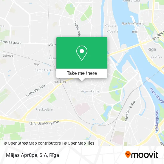 Карта Mājas Aprūpe, SIA