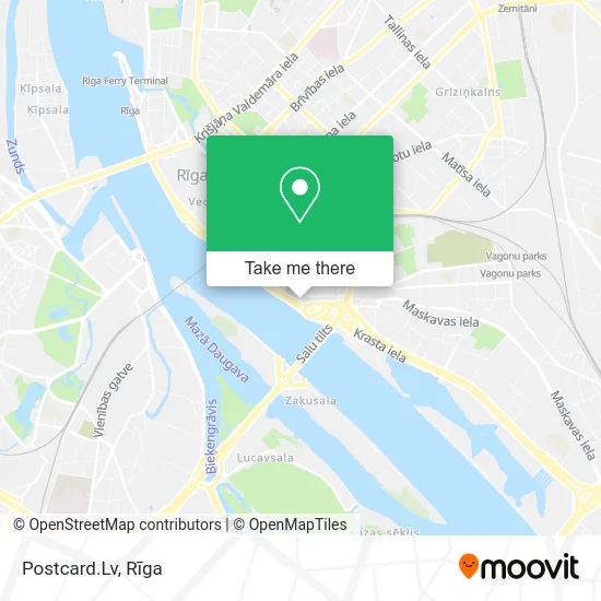 Карта Postcard.Lv