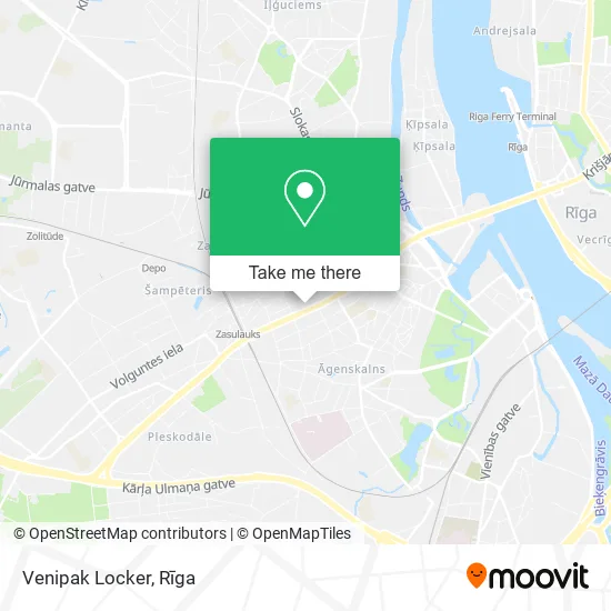 Карта Venipak Locker