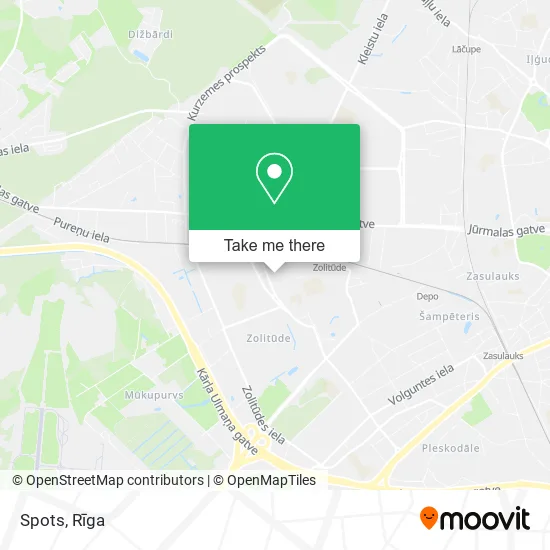 Карта Spots
