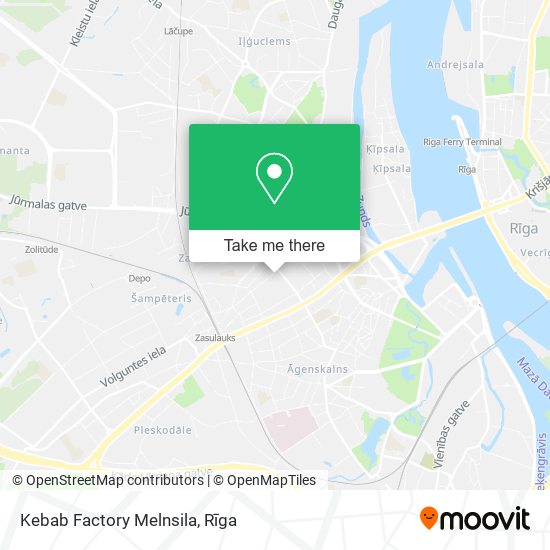 Карта Kebab Factory Melnsila