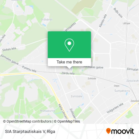 SIA Starptautiskais V map