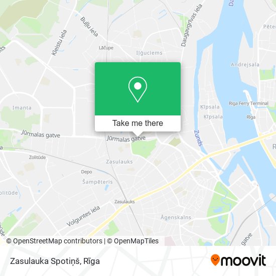 Zasulauka Spotiņš map