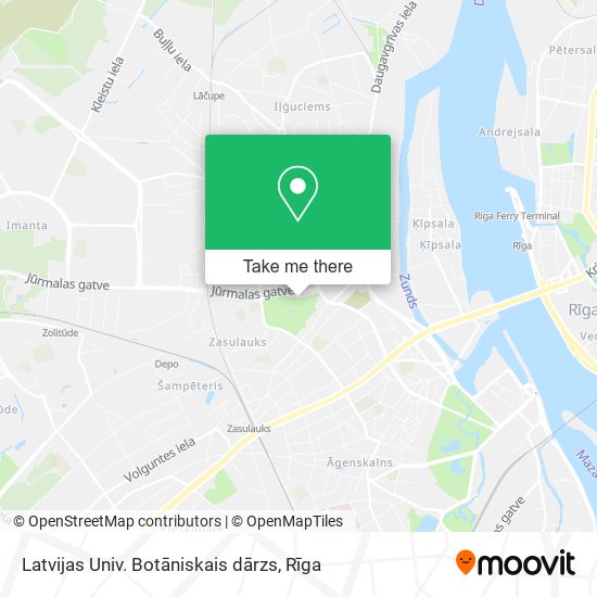 Latvijas Univ. Botāniskais dārzs map