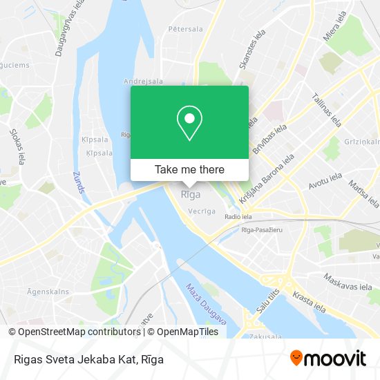 Карта Rigas Sveta Jekaba Kat