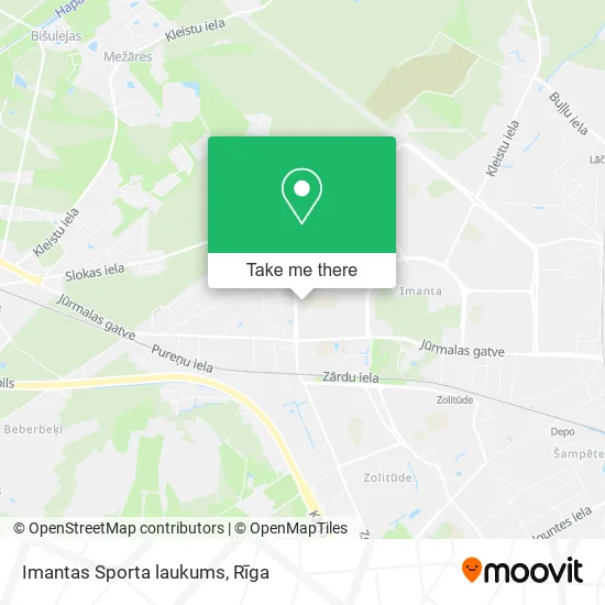 Карта Imantas Sporta laukums