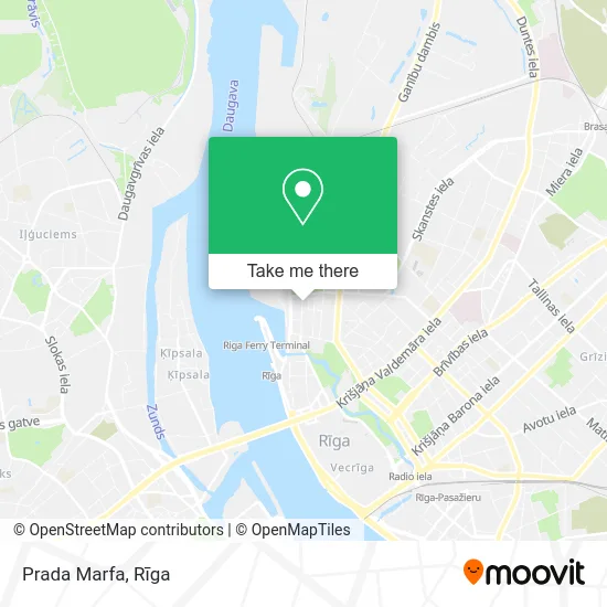 Карта Prada Marfa