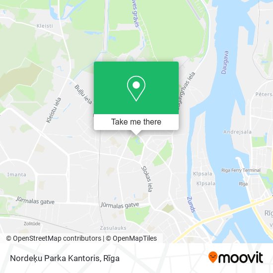 Nordeķu Parka Kantoris map